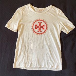 Tory Burch sequin logo T-Shirt, M